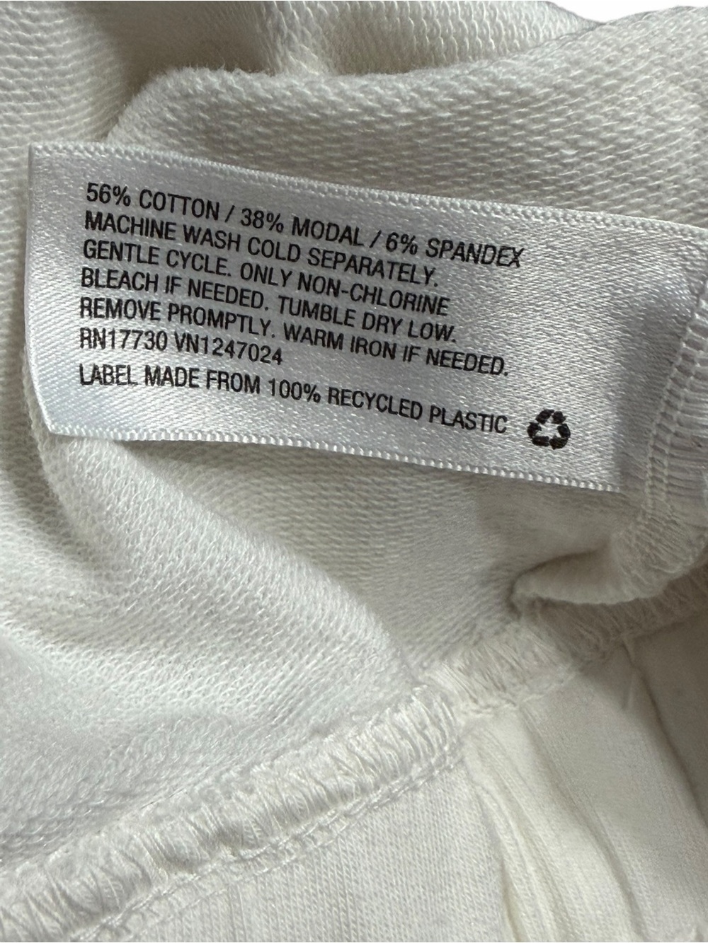 JoyLab Taupe-to-Cream Ombre Sweatshirt - Picture 7 of 7
